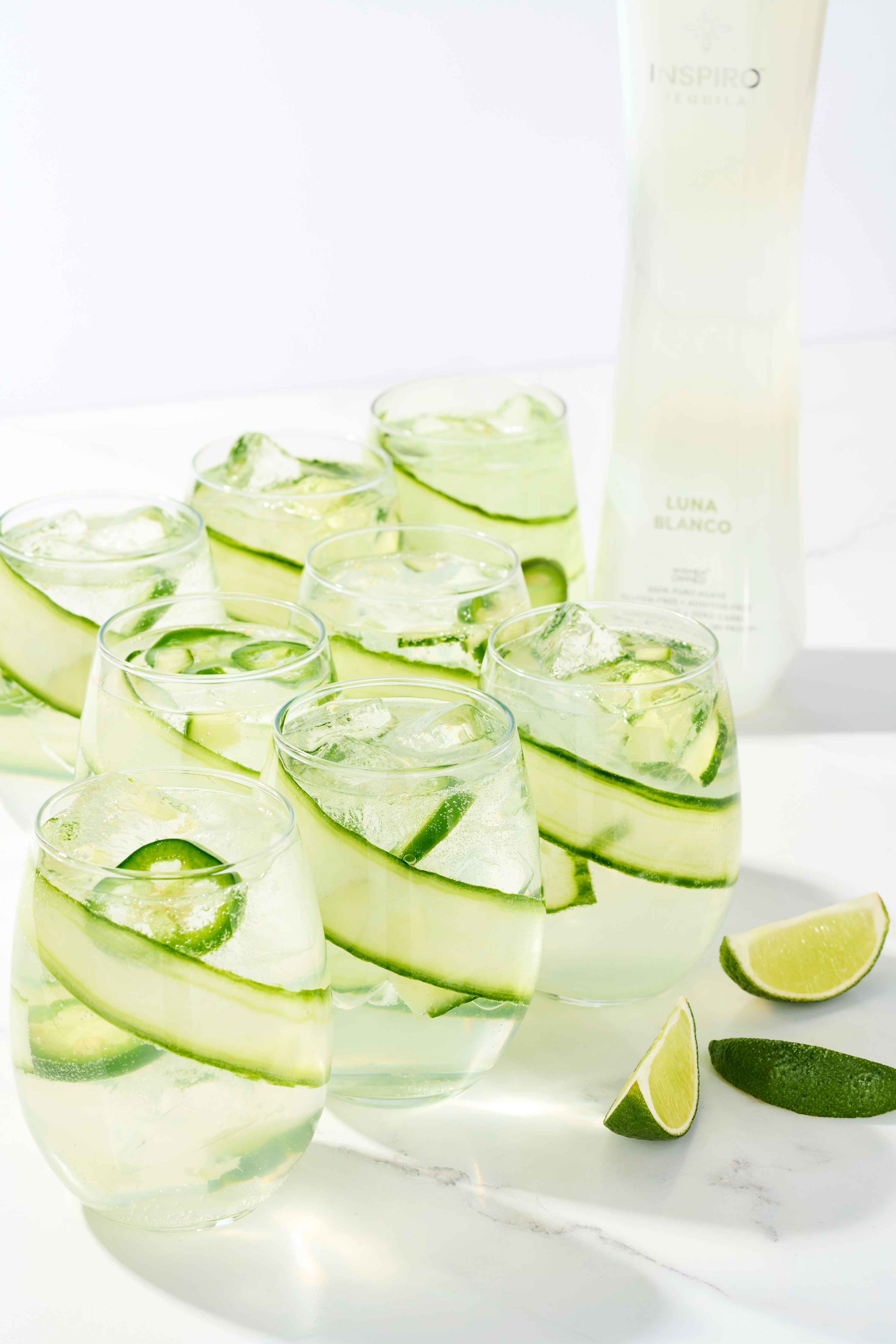 Cucumber Jalapeño Tequila Spritz