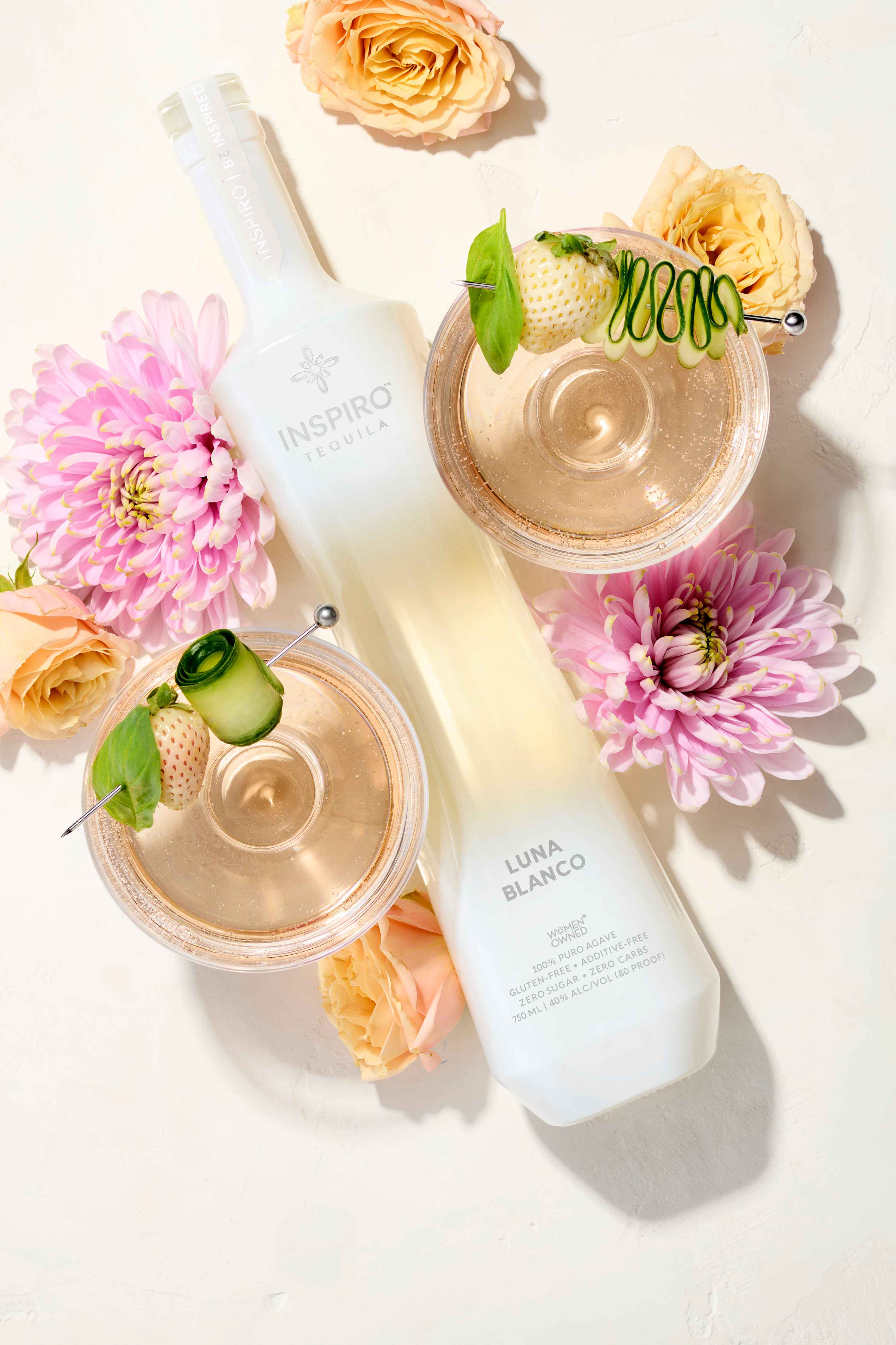 Soft Launch Summer - Strawberry Basil Tequila Soda