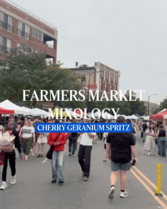 Cherry Lemon Geranium Spritz