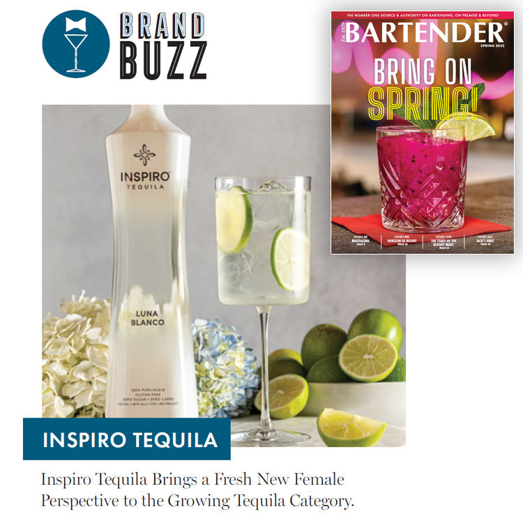 Inspiro Featured in Bartender Magazine