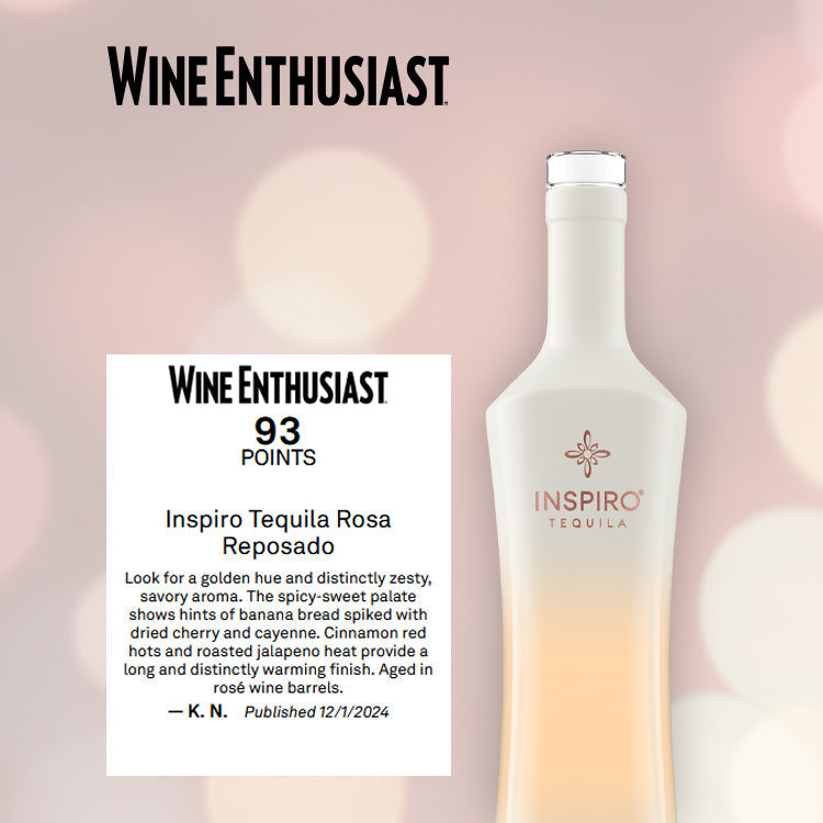 Inspiro featured in Wine Enthusiast Top 100 Spirits of 2024