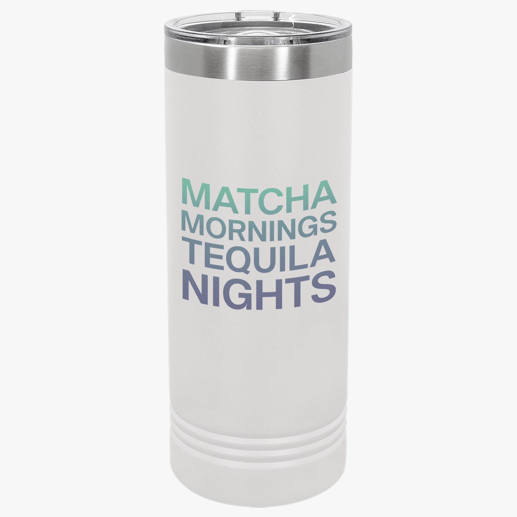 Matcha Mornings Tequila Nights Copper Insulated Tumbler