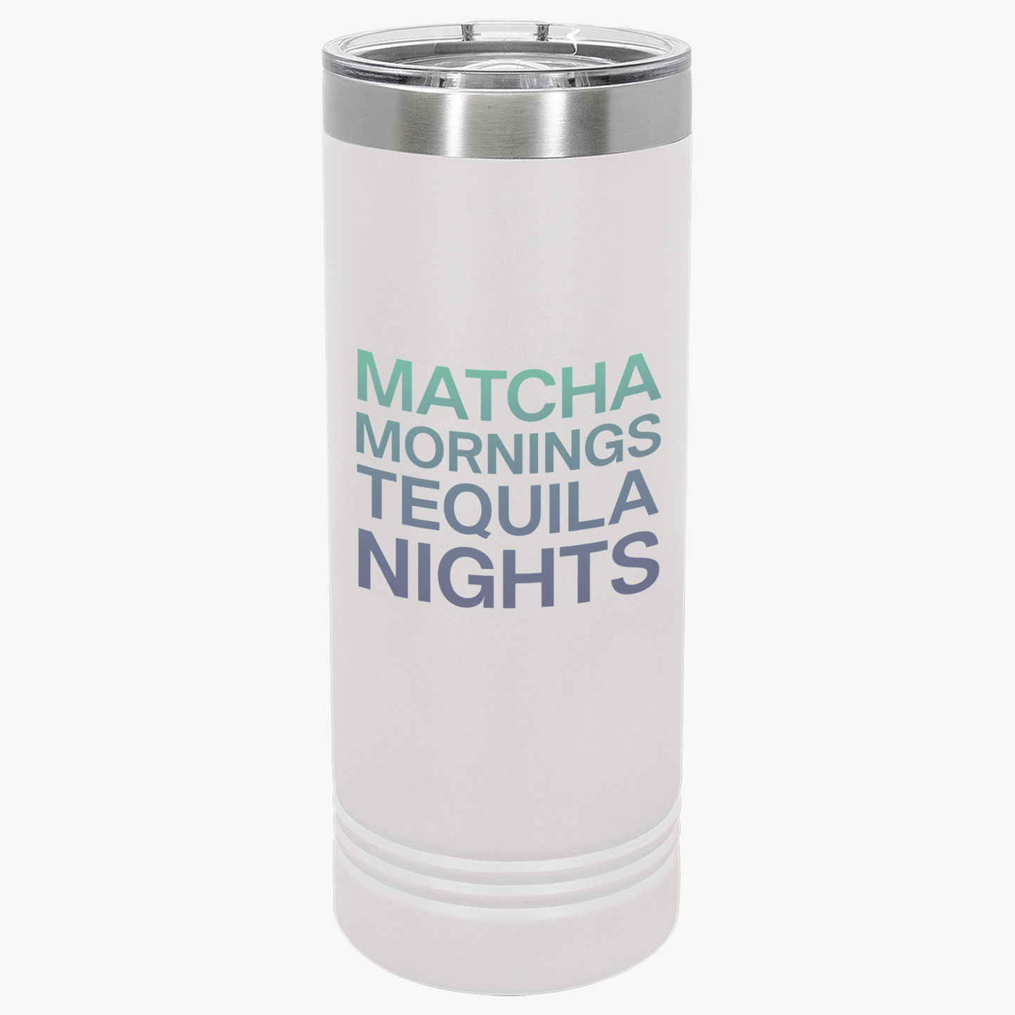 Matcha Mornings Tequila Nights Copper Insulated Tumbler